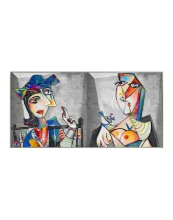 DIMENSIONS : 70 x 140 - cadre argent