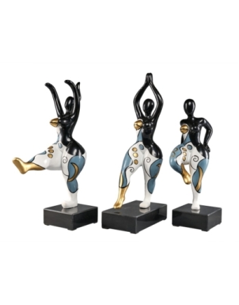 Set de 3 danseuses Arabesques sur socle