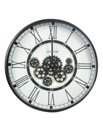 Horloge fond blanc